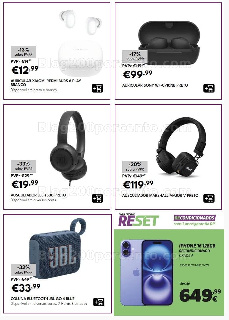 Antevisão Folheto RADIO POPULAR Promoções de 18 a 30 setembro